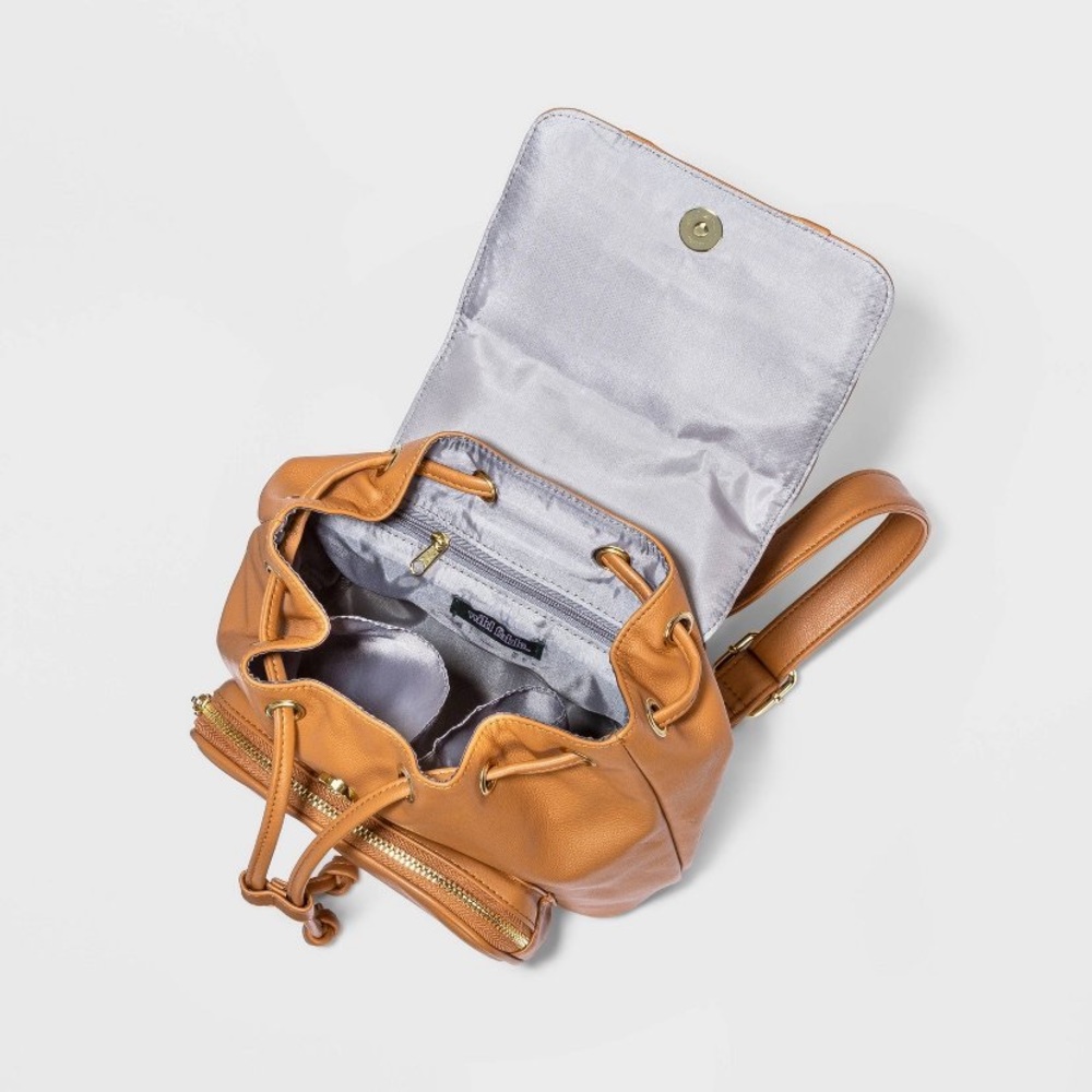 Wild Fable Mini Flap Backpack Tan - Picture 3 of 9